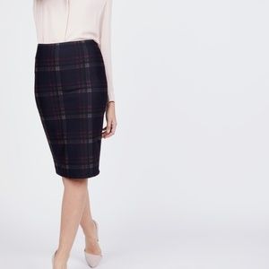 Max Studio Plaid Pencil Skirt NWOT